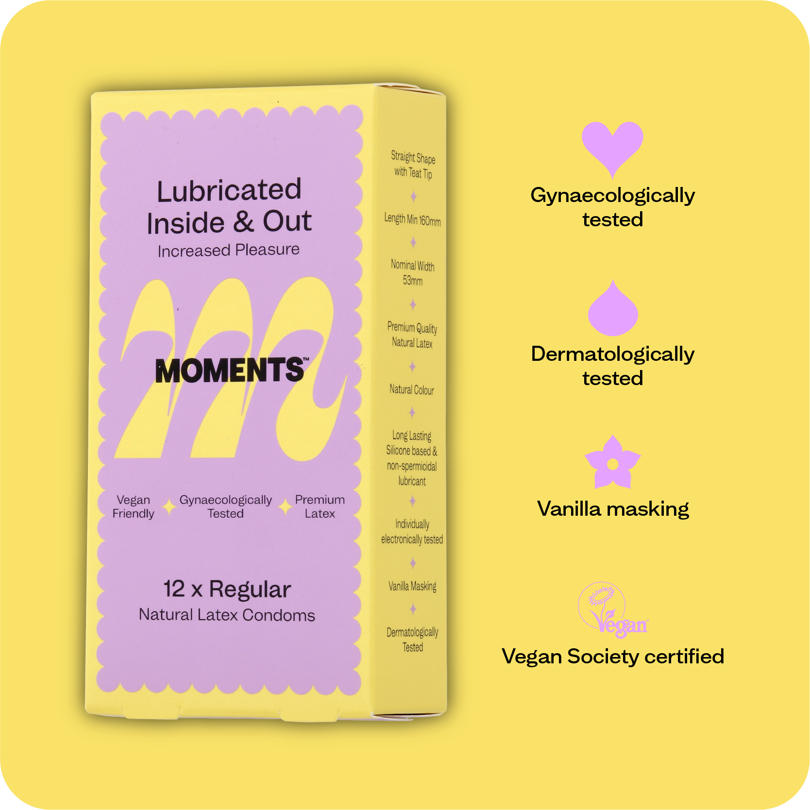 New! Moments Inside & Out Lubricated