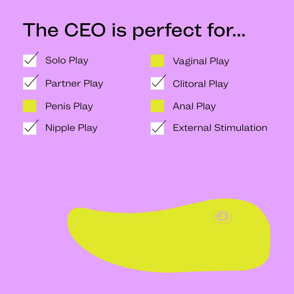 The CEO vibrator designed for ultimate satisfaction