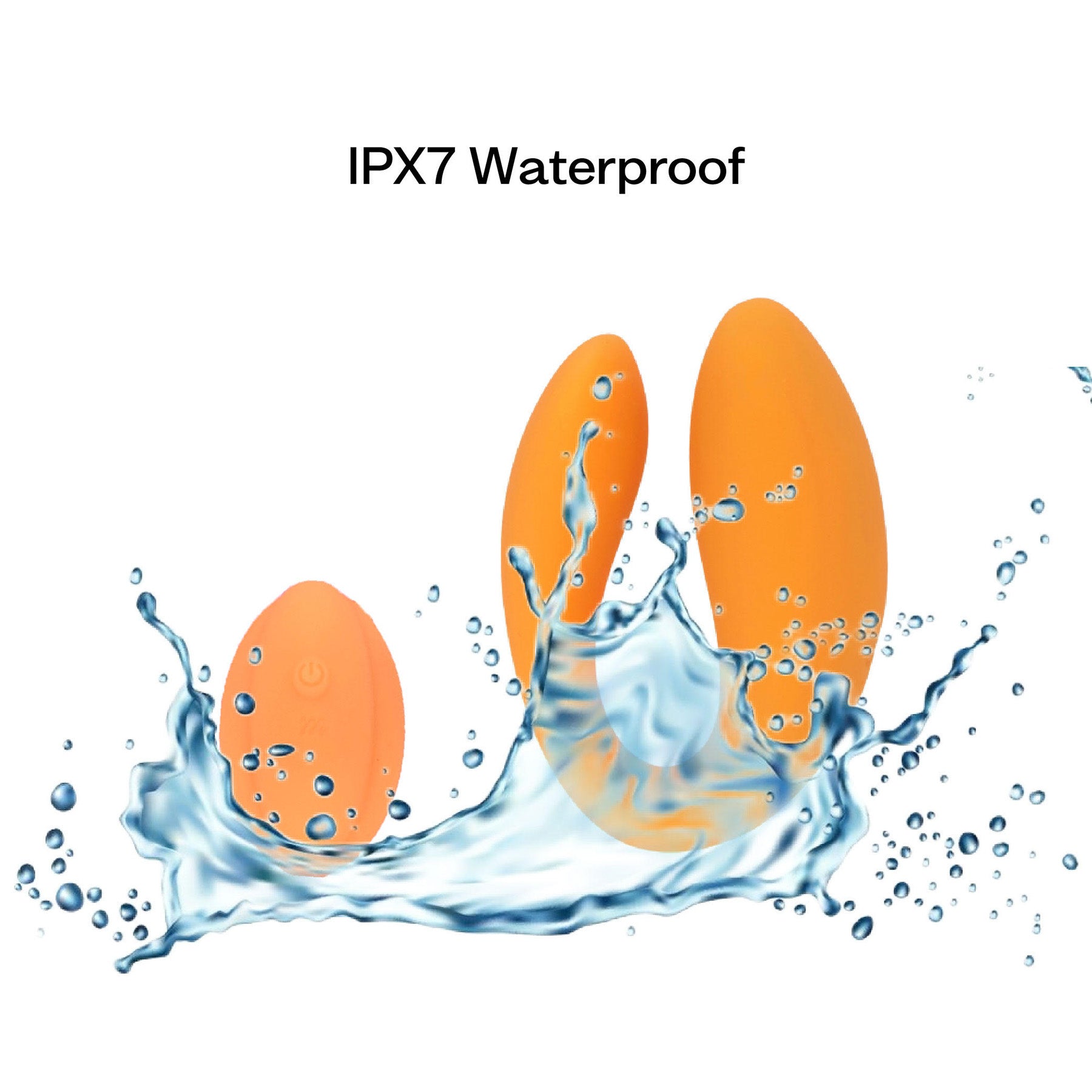 Waterproof vibrator with IPX7 rating waterproof